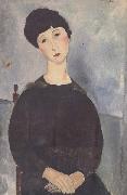 Amedeo Modigliani Jeune fille assise (mk38) Spain oil painting artist